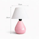 Abajur rosa para quarto de menina